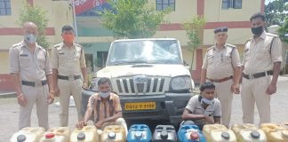 अवैध डीजल चोरी कर परिवहन करते 02 आरोपी गिरफ्तार