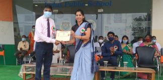 इंडस पब्लिक स्कूल दीपका में कोविड-19 वॉरियर्स के तौर पर शिक्षकों का किया गया सम्मान