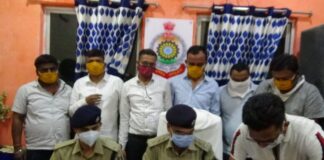 खरसिया में बड़ी जुआ रेड कार्यवाही.. रंगे हाथों पकड़े गए 6 जुआरी..