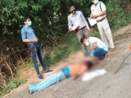 उरगा थाना क्षेत्र में हुई रेलवे कर्मी की हत्या पुलिस प्रशासन पहुंचा मौके पर जांच में जुटी पुलिस