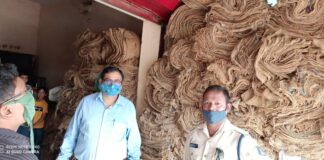 बड़ी संख्या में बारदानों का अवैध भण्डारण: कलेक्टर के निर्देश पर प्रशासन की छापामार कार्रवाई.. सीतामणि और इमलीडुग्गु के दो गोदामों से डेढ़ से दो लाख बारदाना जप्त, गोदाम हुए सील..