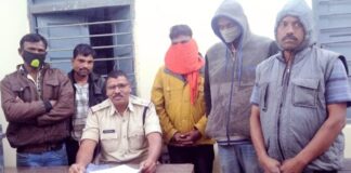 बालको थाना की कार्यवाही, 5 जुआरी को किया गिरफ्तार..