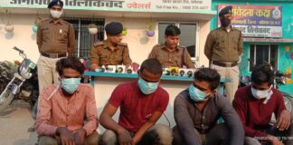 कोरबा थाना कोतवाली को मिली कामयाबी बाइक चोर गिरोह गिरफ्तार चार आरोपियों से चोरी की बाइक बरामद