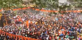 राम के जयकारों से गूंज उठा पूरा कोरबा शहर निकाली गई भव्य शोभायात्रा..