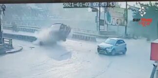 सुनालिया पूल कोरबा के पास हुआ ज़बरदस्त एक्सीडेंट.. देखें वीडियो..