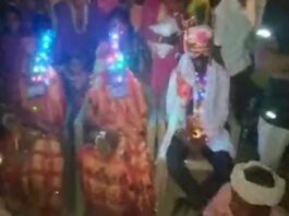 अनूठी शादी: एक ही मंडप में युवक ने 2 दुल्हनों के साथ लिये सात फेरे, महिलाओं ने गाए मंगल गीत