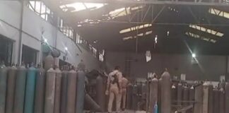 ऑक्सीजन प्लांट में रिफिलिंग के दौरान सिलेंडर फटा, एक श्रमिक की मौत, दो घायल..