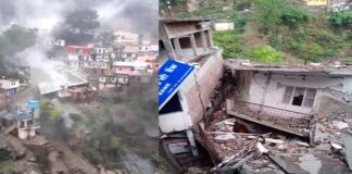 उत्तराखंड: देवप्रयाग में बादल फटने से मची तबाही, कई दुकानें क्षतिग्रस्त, आईटीआई का भवन ध्वस्त..