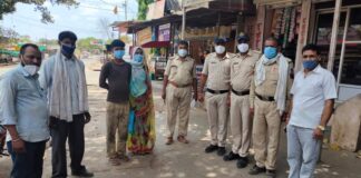 बसई पुलिस चौकी ने कोरोना काल में किया सराहनीय कार्य..