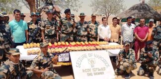 इतिहास में अब तक की सबसे बड़ी कार्रवाई: बीएसएफ ने 270 करोड़ का ड्रग्स किया जब्त, 2 तस्कर भागे पाकिस्तान