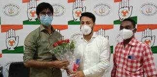 शाहनवाज खान यूथ कांग्रेस के नेता ने की रायपुर में कई कांग्रेस के दिग्गजों से मुलाकात.. कोरबा की समस्या से कराया रूबरू