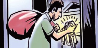 बिजली विभाग के कर्मचारी के घर से लाखों की चोरी, जांच में जुटी पुलिस