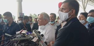 सीएम भूपेश बघेल के साथ 46 विधायक और महापौर लौटे रायपुर, स्वागत के लिए एयरपोर्ट पर उमड़ी भीड़