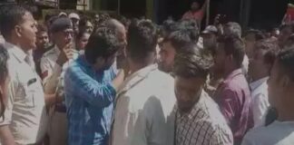 कोरबा: बुधवारी सब्जी मंडी में आरक्षक ने मचाया उत्पात, व्यापारियों को दी गाली