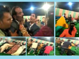 शादी में खाने की बात पर आपस में भिड़े रिश्तेदार, जूतम पैजार से मचा बवाल, दूल्हे का पिता बेहोश