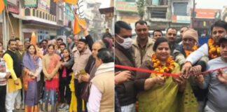 मेरठ: एक दिन में एक ही सड़क का भाजपा नेताओं ने दो बार किया शिलान्यास