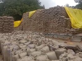 खुले में पड़ा हुआ है करोड़ों का धान, नहीं हुआ उठाव तो खरीदी हो सकती है प्रभावित