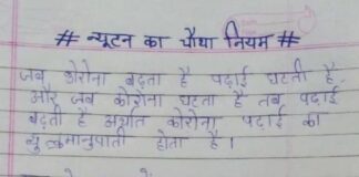 बच्चे ने मज़ेदार अंदाज़ में बताया न्यूटन का चौथा नियम, IAS ने कहा- ये है कोविड काल का न्यूटन