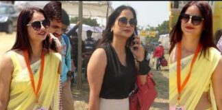नए लुक में नजर आईं ‘पीली साड़ी’ वाली अफसर, नए गेटअप में ऐसी दिख रहीं मैडम रीना