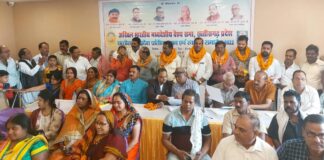 कोरबा: अखिल भारतीय मध्यदेशीय वैश्य समाज का हुआ चुनाव दूसरी बार अध्यक्ष बने मनीलाल हलवाई