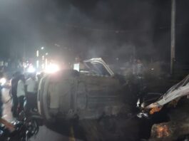 ब्रेकिंग: कोरबा में बड़ा सड़क हादसा.. शारदा विहार फाटक के पास अनियंत्रित होकर पलटी कार