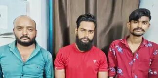 3 बदमाश गिरफ्तार, कार में तोड़-फोड़ कर चालक के साथ किए थे मारपीट