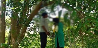 प्रेमी जोड़े ने की ख़ुदकुशी, पेड़ पर लटका मिला शव