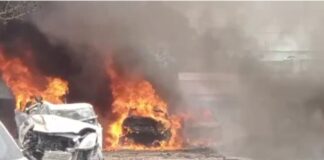 कोरबा ब्रेकिंग: सत्या ऑटोमोबाइल्स के सर्विसिंग सेंटर में लगी आग.. गाड़ियां जलकर खाक