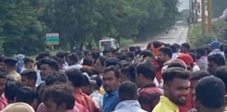 छत्तीसगढ़: सड़क हादसा, टाटीबंध तक लगी लंबी जाम