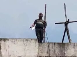 कब्जाधारी ने किया हंगामा, जमीन खाली करवाने पहुंची थी राजस्व विभाग की टीम