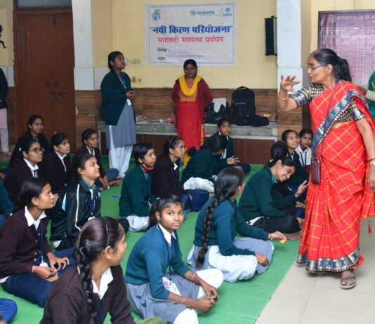 बालको ने दिव्यांगों को दिया माहवारी स्वच्छता प्रबंधन प्रशिक्षण