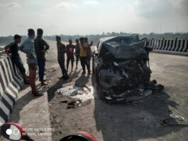 कोरबा बड़ा हादसा : भवानी मंदिर के पास कार और हाईवा की जोरदार टक्कर, कार सवार तीन युवकों की मौत